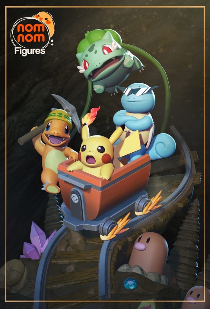 P站图纸印象馆 NomNom 精灵宝可梦 皮卡丘和它的伙伴们 NomNom 精灵宝可梦 皮卡丘和它的伙伴们