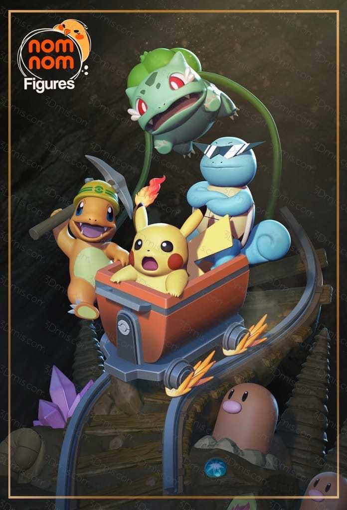 P站图纸印象馆 NomNom 精灵宝可梦 皮卡丘和它的伙伴们 NomNom 精灵宝可梦 皮卡丘和它的伙伴们