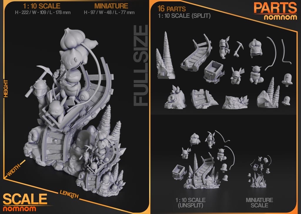 P站图纸印象馆 NomNom 精灵宝可梦 皮卡丘和它的伙伴们 NomNom 精灵宝可梦 皮卡丘和它的伙伴们