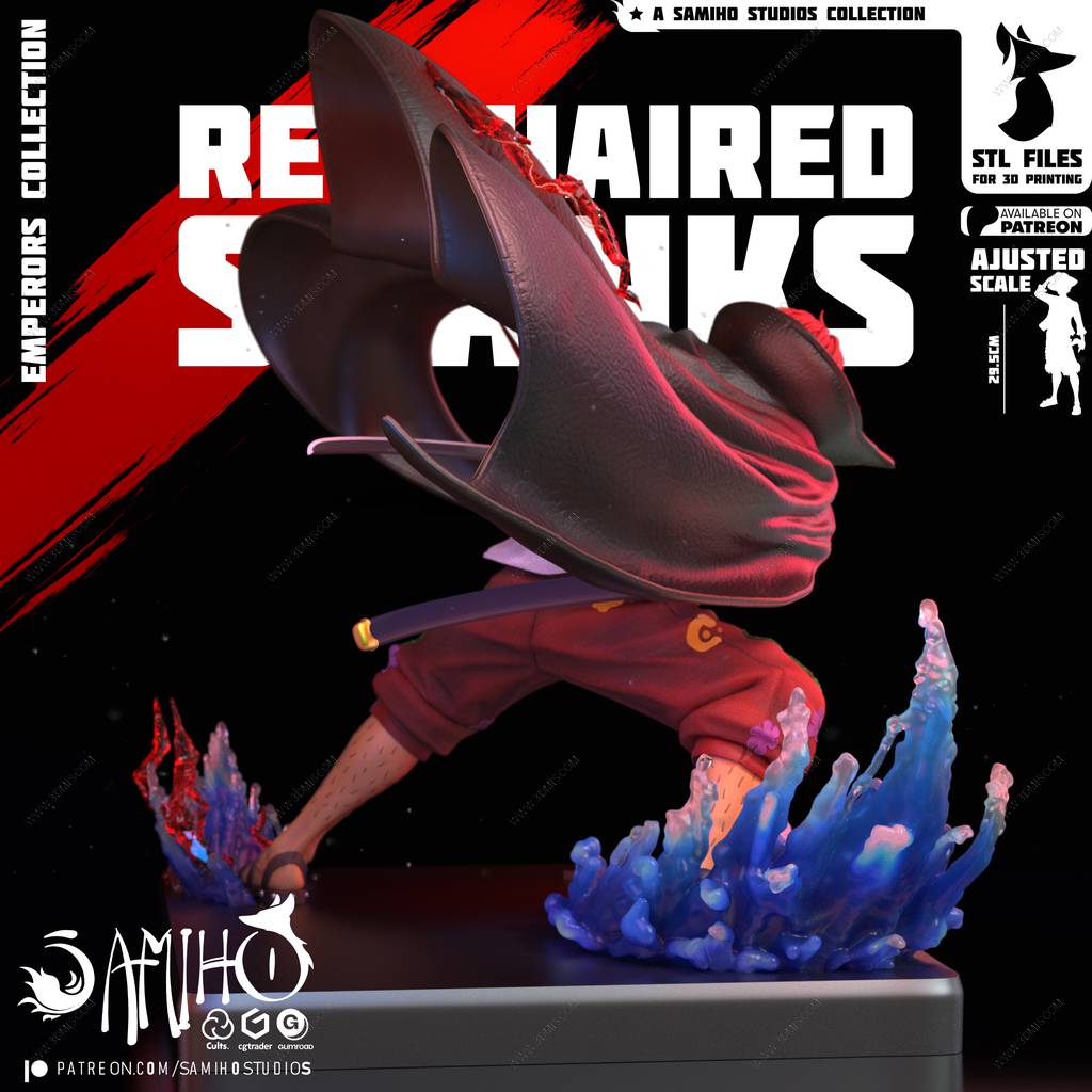 P站图纸印象馆 Samiho 海贼王 红发香克斯 Samiho 海贼王 红发香克斯