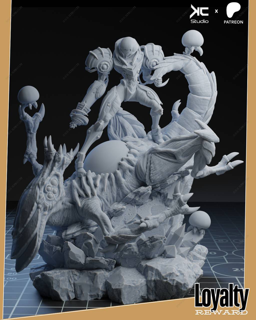 P站图纸印象馆 KcStudio 银河战士 萨姆斯·阿兰 KcStudio 银河战士 萨姆斯·阿兰