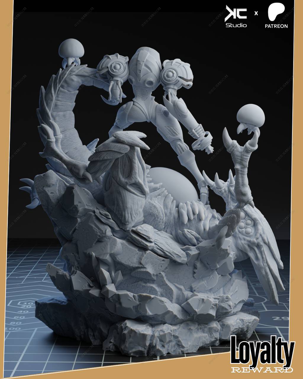 P站图纸印象馆 KcStudio 银河战士 萨姆斯·阿兰 KcStudio 银河战士 萨姆斯·阿兰