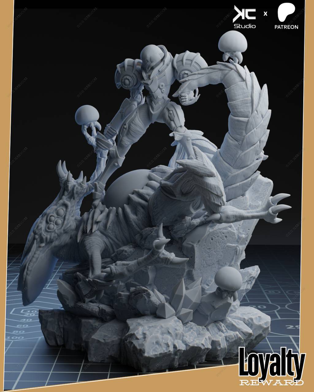 P站图纸印象馆 KcStudio 银河战士 萨姆斯·阿兰 KcStudio 银河战士 萨姆斯·阿兰