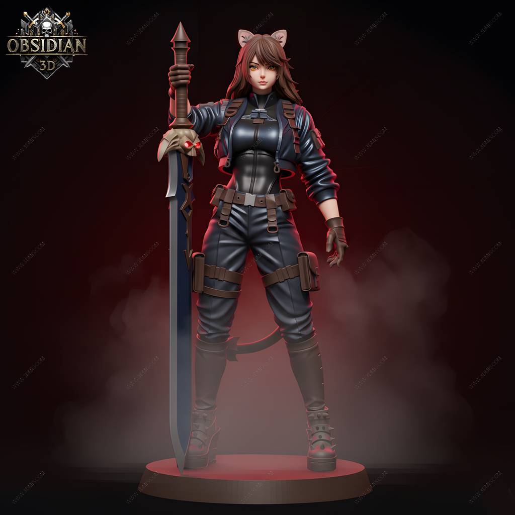 P站图纸印象馆 猫女战士 猫女战士