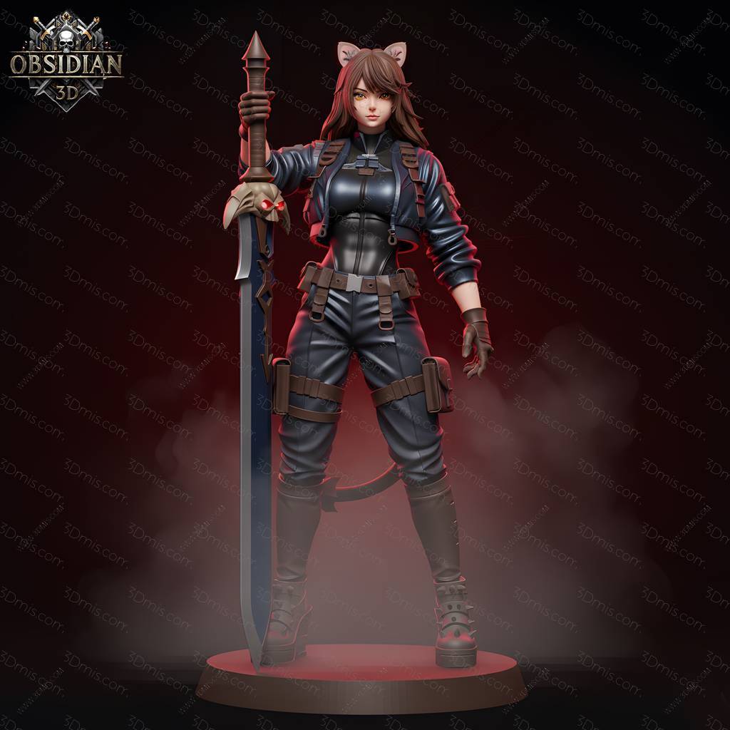 P站图纸印象馆 猫女战士 猫女战士