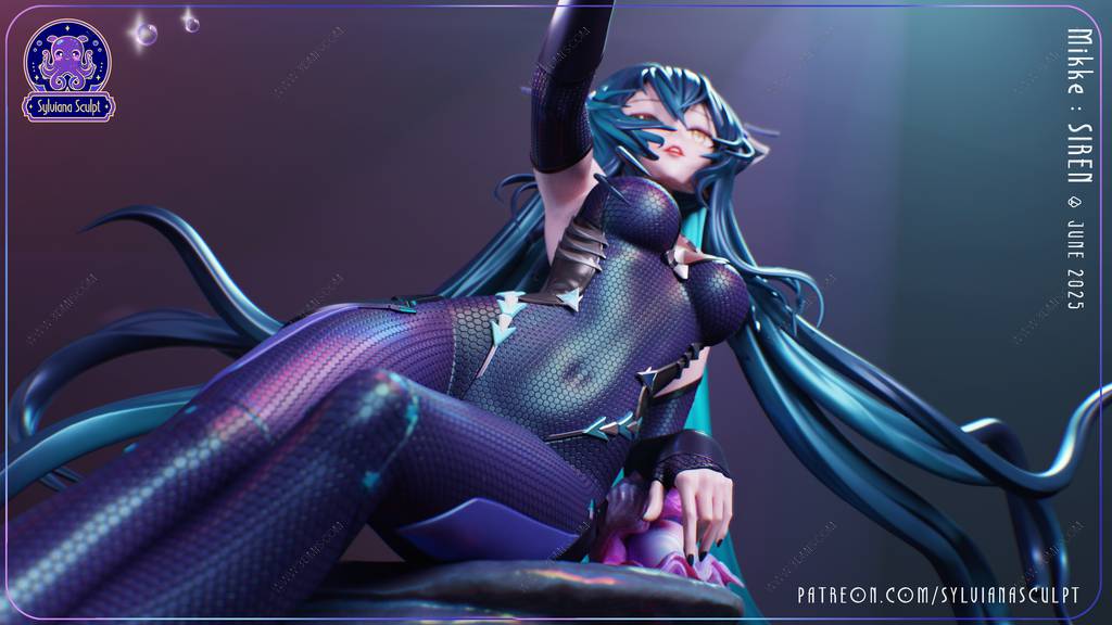 P站图纸印象馆 Sylviana 小美人鱼 塞莲 Sylviana 小美人鱼 塞莲