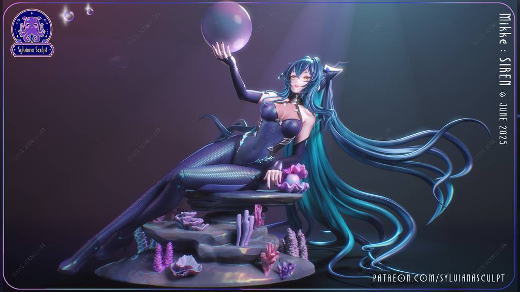 P站图纸印象馆 Sylviana 小美人鱼 塞莲 Sylviana 小美人鱼 塞莲