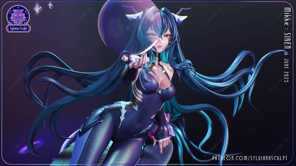 P站图纸印象馆 Sylviana 小美人鱼 塞莲 Sylviana 小美人鱼 塞莲