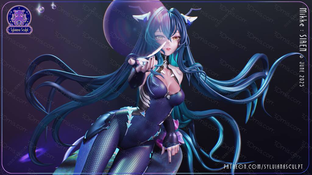 P站图纸印象馆 Sylviana 小美人鱼 塞莲 Sylviana 小美人鱼 塞莲