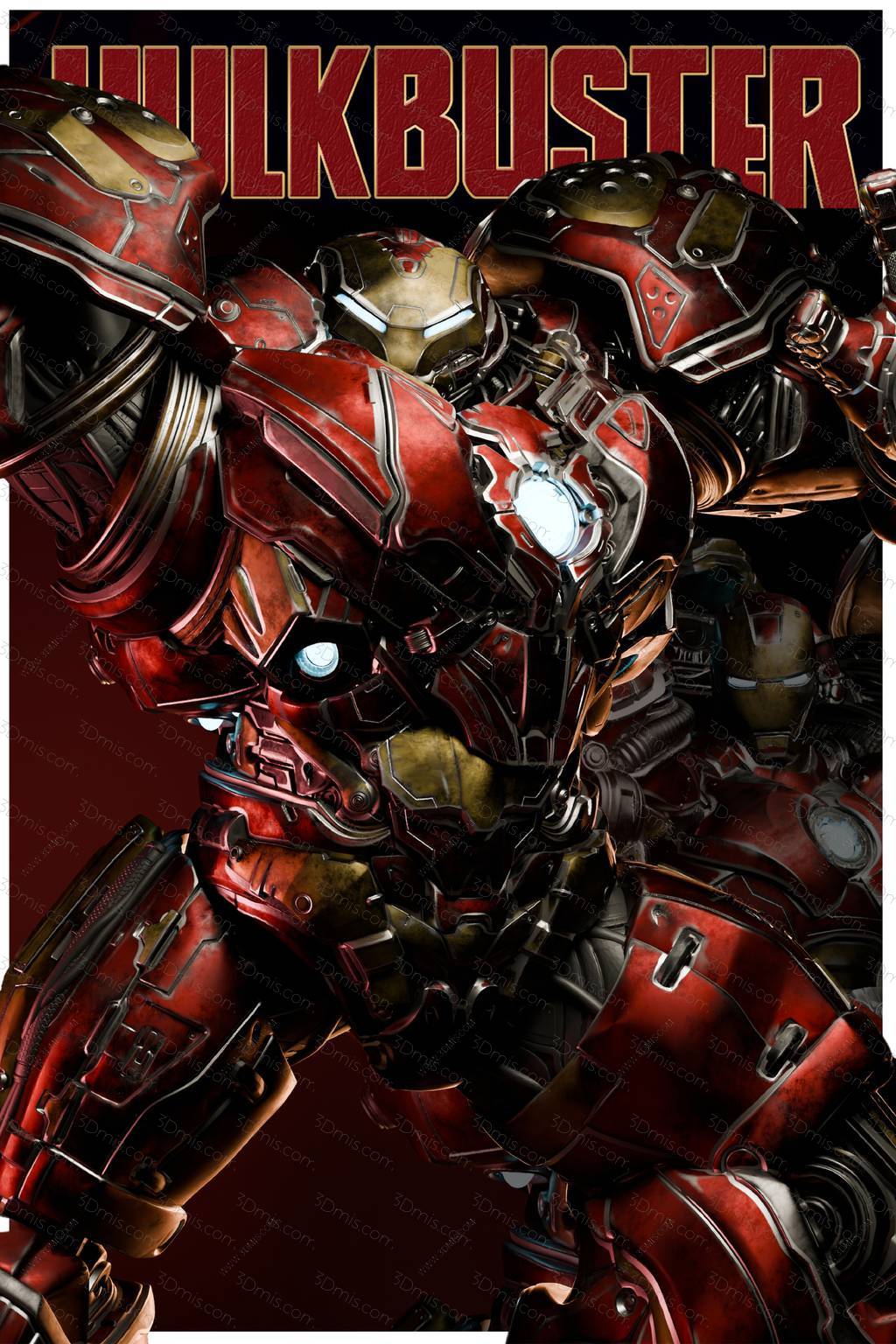 P站图纸印象馆 ZEZ STUDIOS 漫威 反浩克装甲 ZEZ STUDIOS 漫威 反浩克装甲