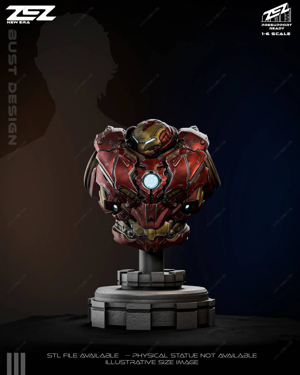 P站图纸印象馆 ZEZ STUDIOS 漫威 反浩克装甲 ZEZ STUDIOS 漫威 反浩克装甲