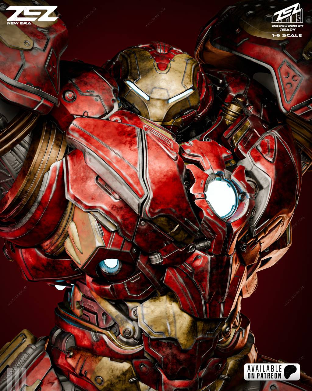 P站图纸印象馆 ZEZ STUDIOS 漫威 反浩克装甲 ZEZ STUDIOS 漫威 反浩克装甲