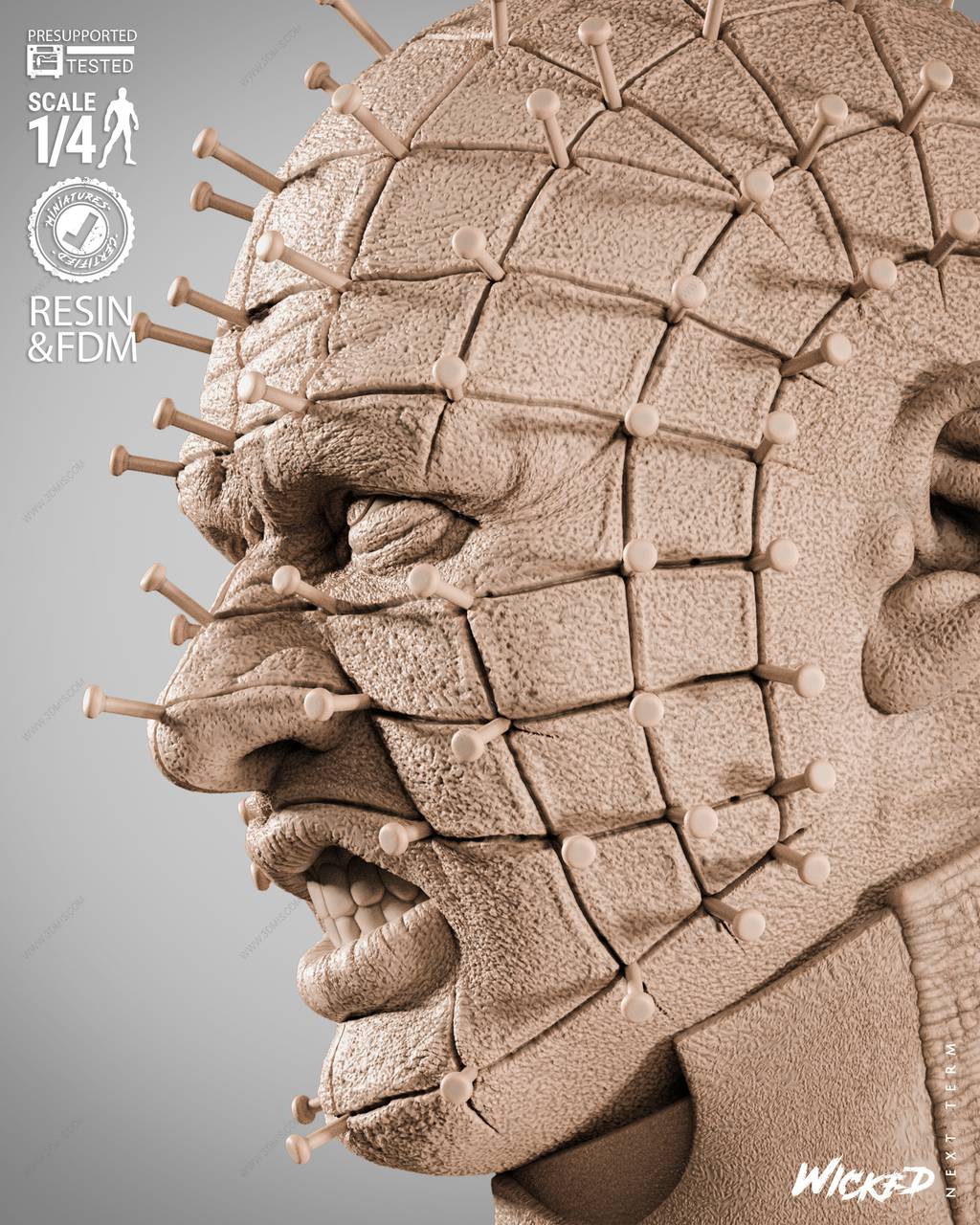 P站图纸印象馆 3DWicked 猛鬼追魂 钉子头 3DWicked 猛鬼追魂 钉子头