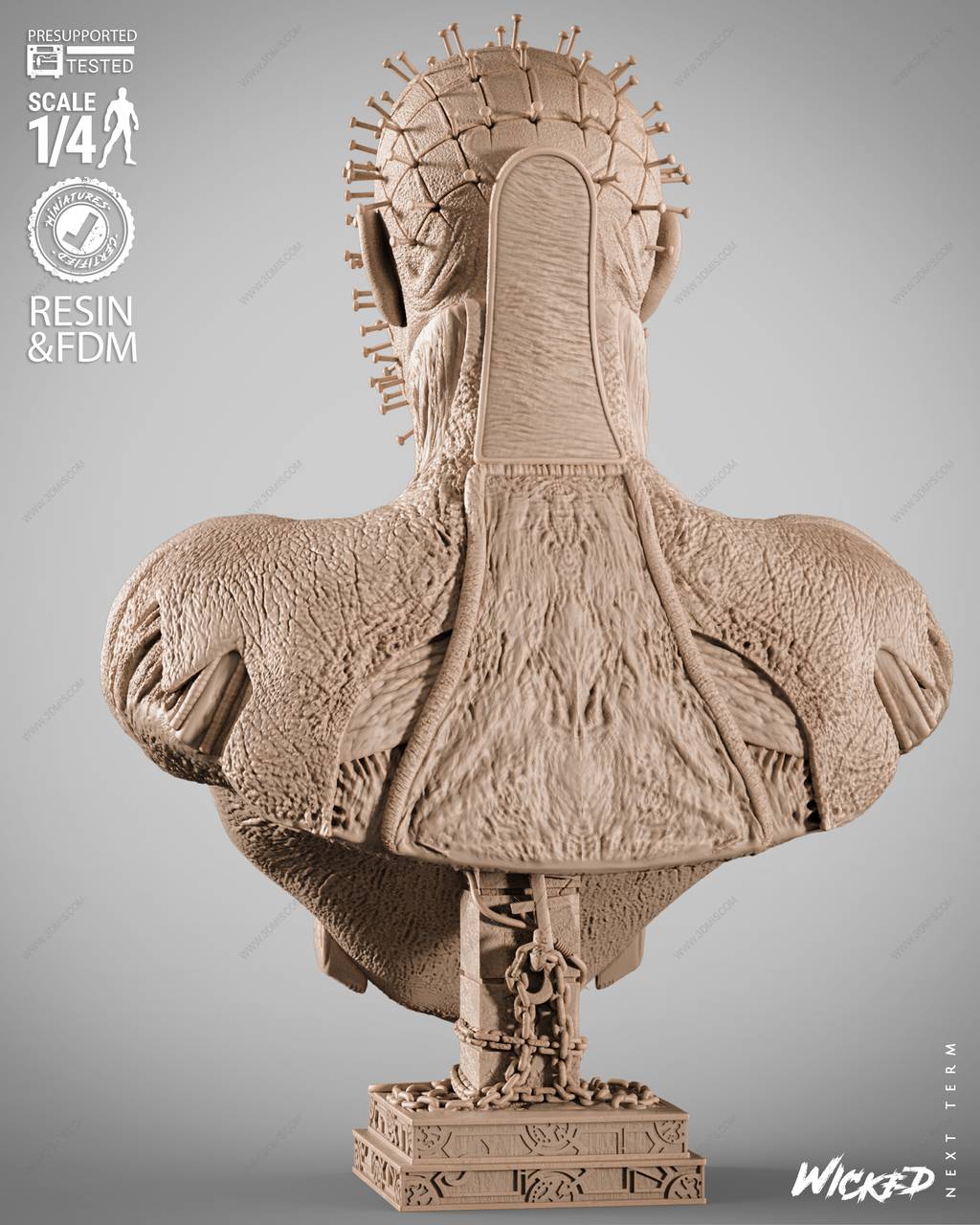 P站图纸印象馆 3DWicked 猛鬼追魂 钉子头 3DWicked 猛鬼追魂 钉子头