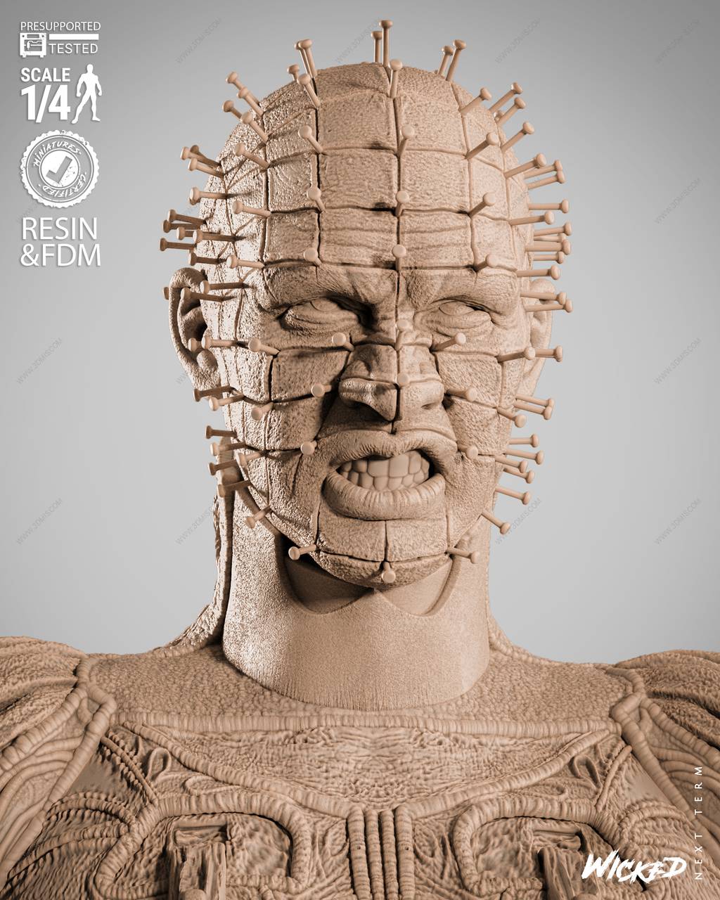 P站图纸印象馆 3DWicked 猛鬼追魂 钉子头 3DWicked 猛鬼追魂 钉子头