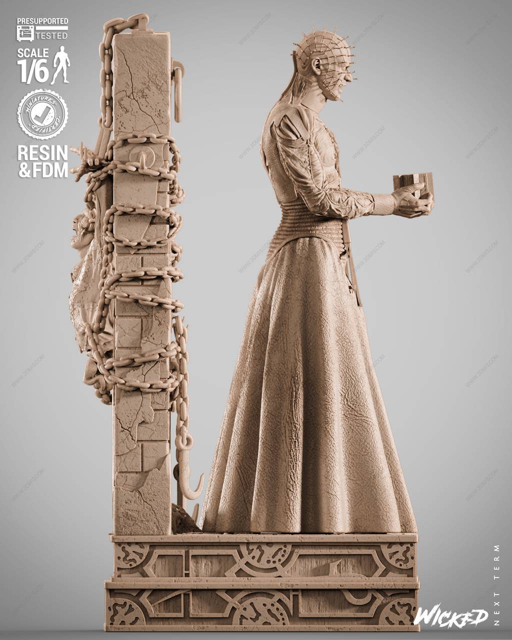 P站图纸印象馆 3DWicked 猛鬼追魂 钉子头 3DWicked 猛鬼追魂 钉子头