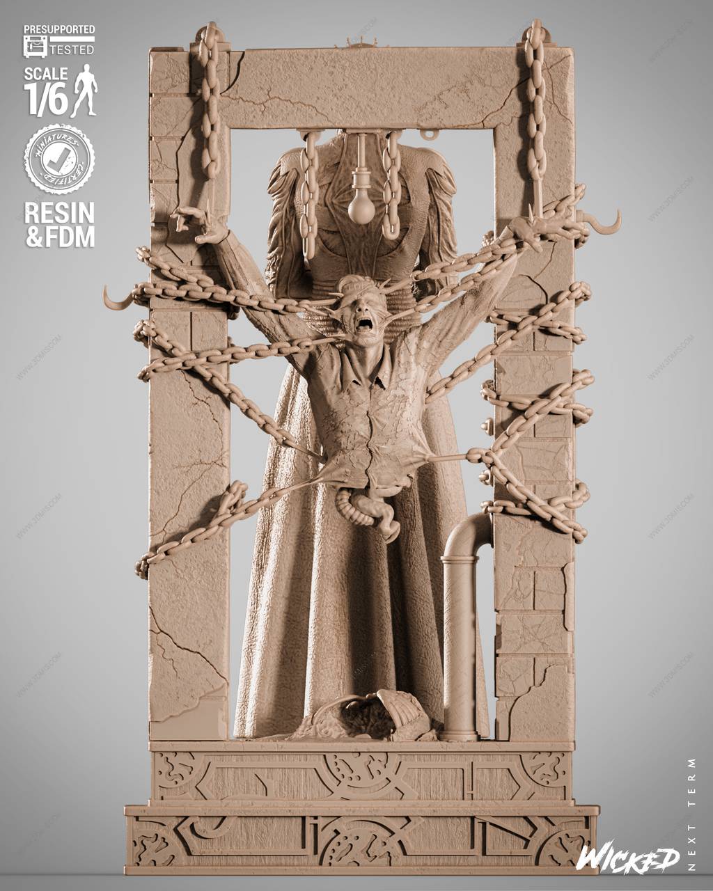 P站图纸印象馆 3DWicked 猛鬼追魂 钉子头 3DWicked 猛鬼追魂 钉子头