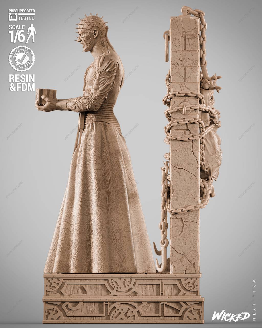 P站图纸印象馆 3DWicked 猛鬼追魂 钉子头 3DWicked 猛鬼追魂 钉子头