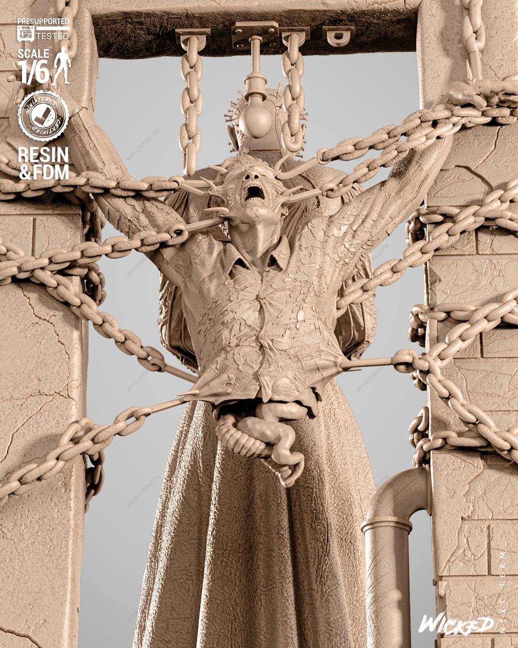 P站图纸印象馆 3DWicked 猛鬼追魂 钉子头 3DWicked 猛鬼追魂 钉子头