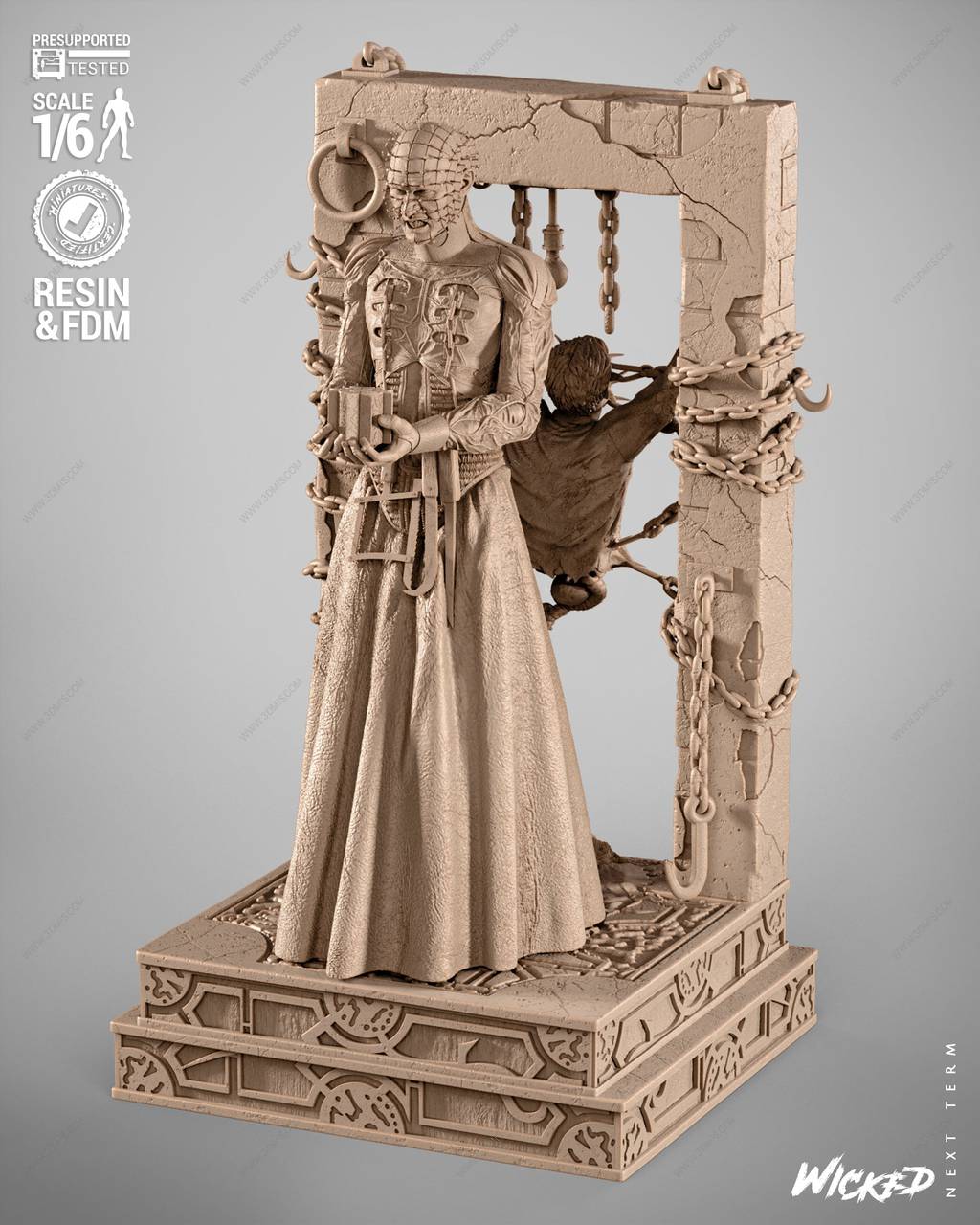 P站图纸印象馆 3DWicked 猛鬼追魂 钉子头 3DWicked 猛鬼追魂 钉子头