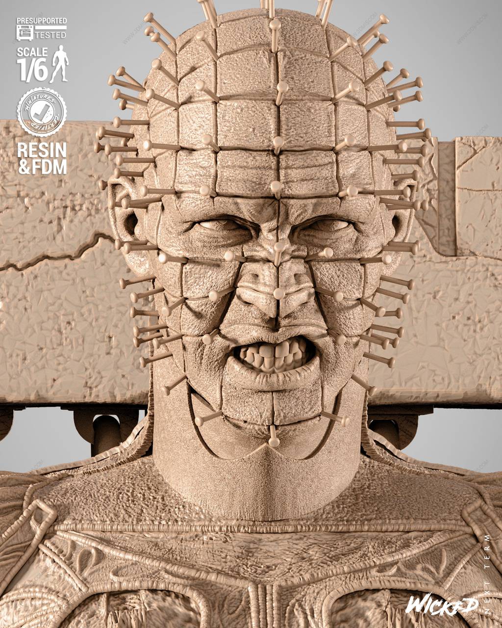 P站图纸印象馆 3DWicked 猛鬼追魂 钉子头 3DWicked 猛鬼追魂 钉子头