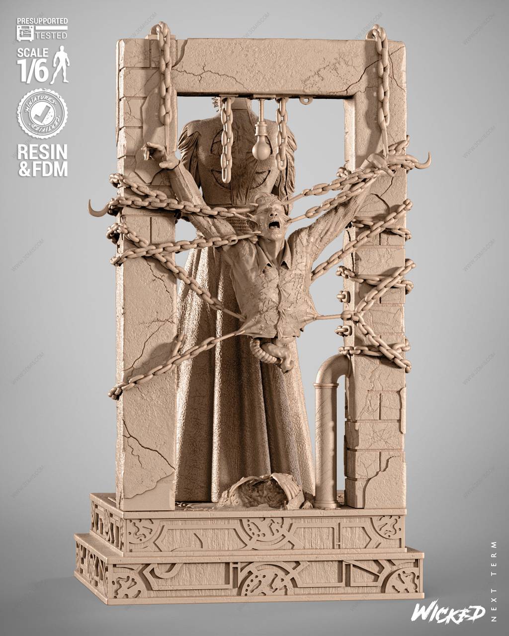 P站图纸印象馆 3DWicked 猛鬼追魂 钉子头 3DWicked 猛鬼追魂 钉子头