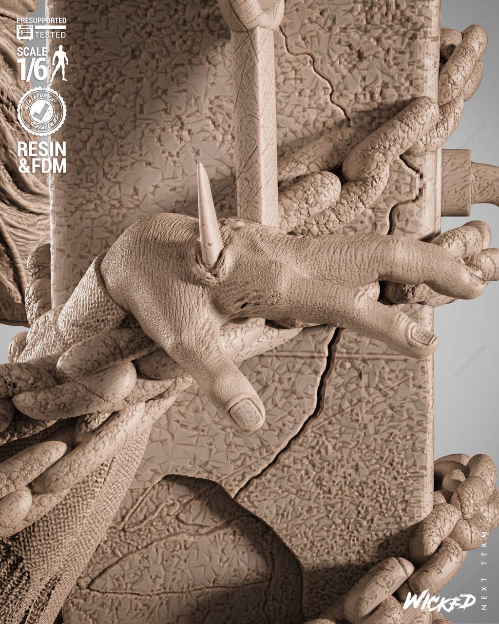 P站图纸印象馆 3DWicked 猛鬼追魂 钉子头 3DWicked 猛鬼追魂 钉子头