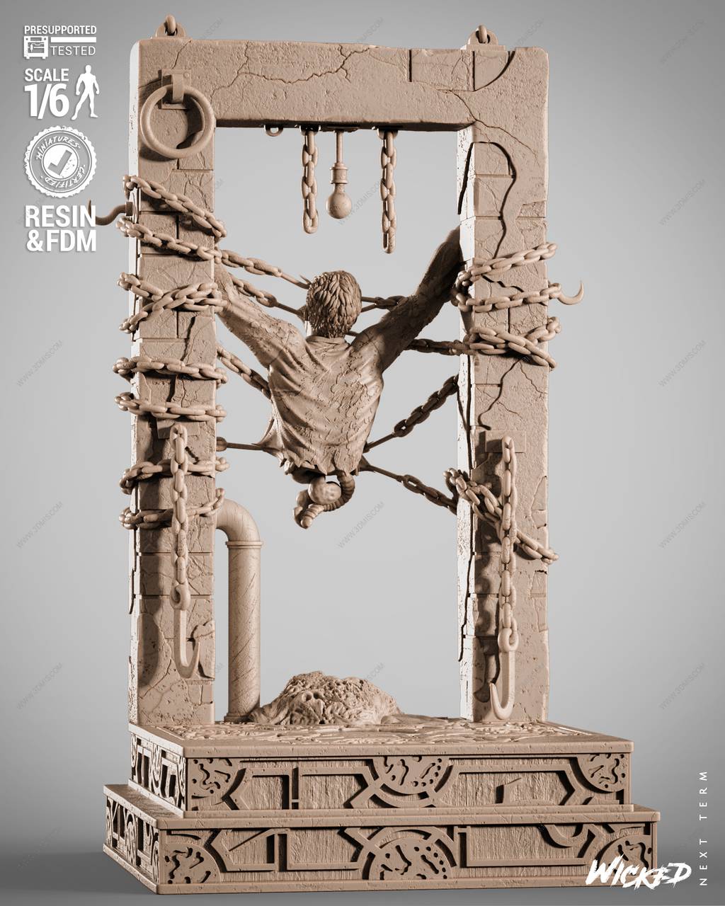 P站图纸印象馆 3DWicked 猛鬼追魂 钉子头 3DWicked 猛鬼追魂 钉子头