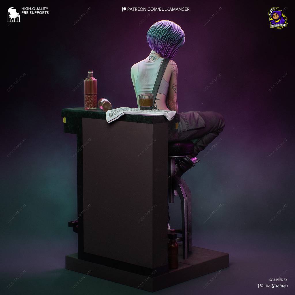 P站图纸印象馆 Bulkamancer 赛博朋克2077 朱迪 Bulkamancer 赛博朋克2077 朱迪