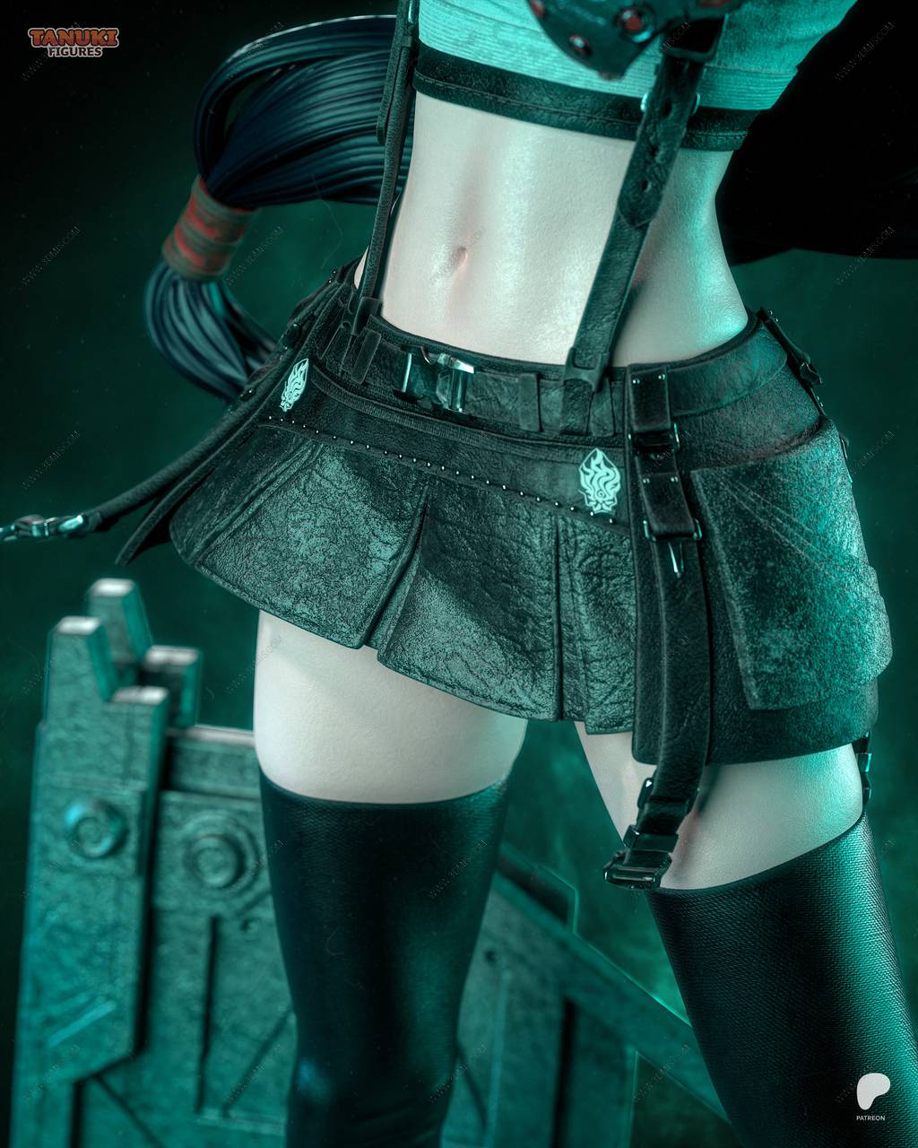 P站图纸印象馆 Tanuki Figures 最终幻想 蒂法·洛克哈特 Tanuki Figures 最终幻想 蒂法·洛克哈特