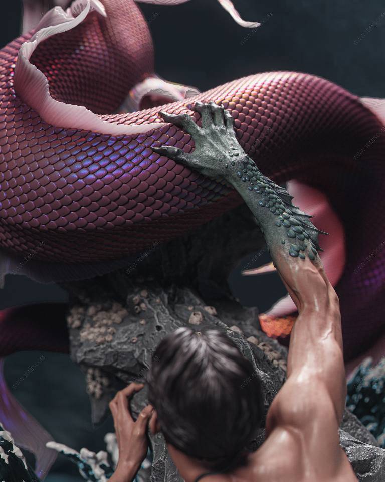 P站图纸印象馆 CA3D 美人鱼 CA3D 美人鱼