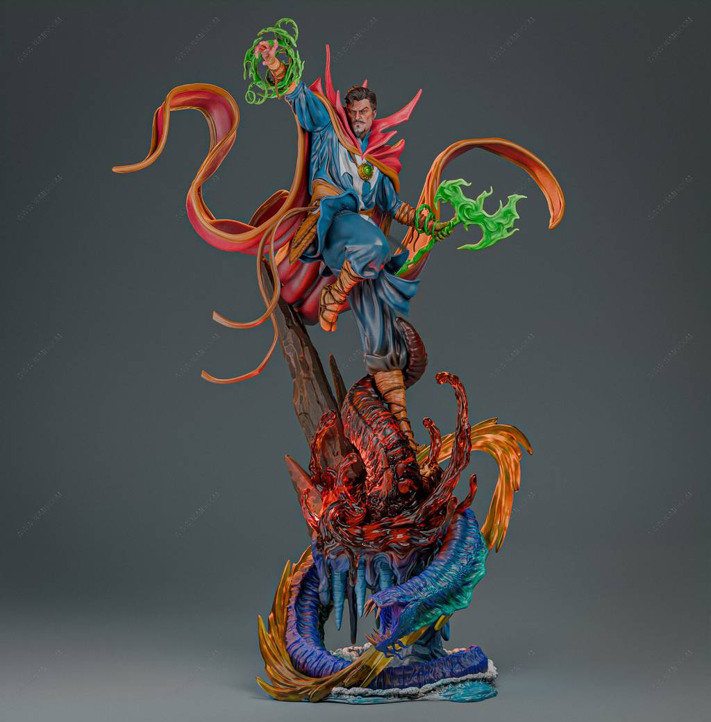 P站图纸印象馆 CA3D 漫威 奇异博士 CA3D 漫威 奇异博士