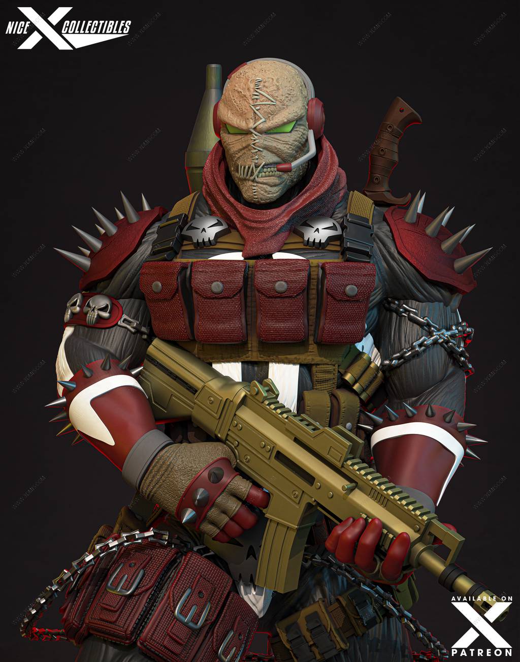 P站图纸印象馆 Nice X Collectibles 再生侠突击队员 Nice X Collectibles 再生侠突击队员