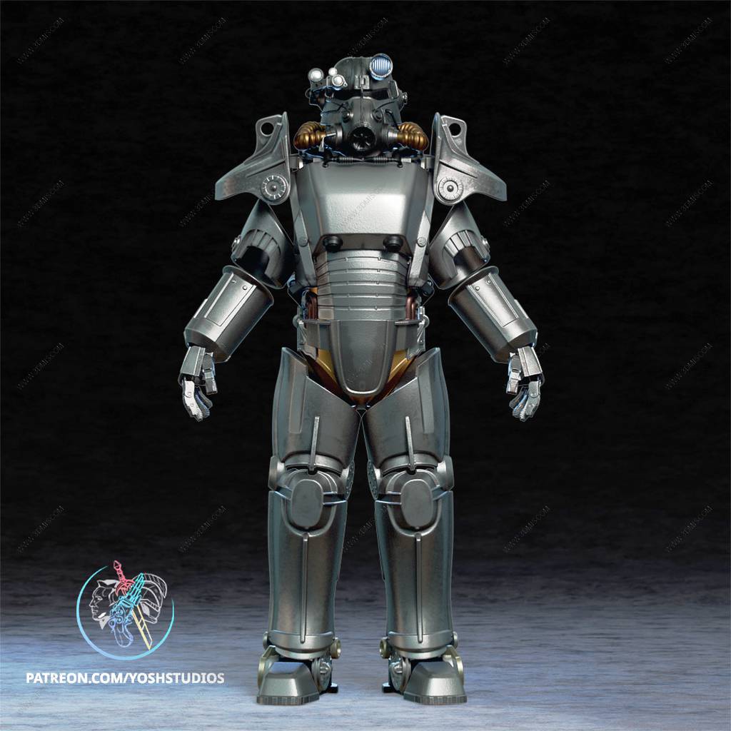 P站图纸印象馆 Yosh 辐射 T-45动力装甲 Yosh 辐射 T-45动力装甲