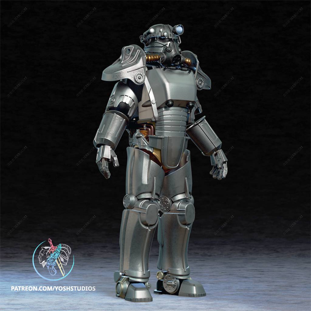 P站图纸印象馆 Yosh 辐射 T-45动力装甲 Yosh 辐射 T-45动力装甲