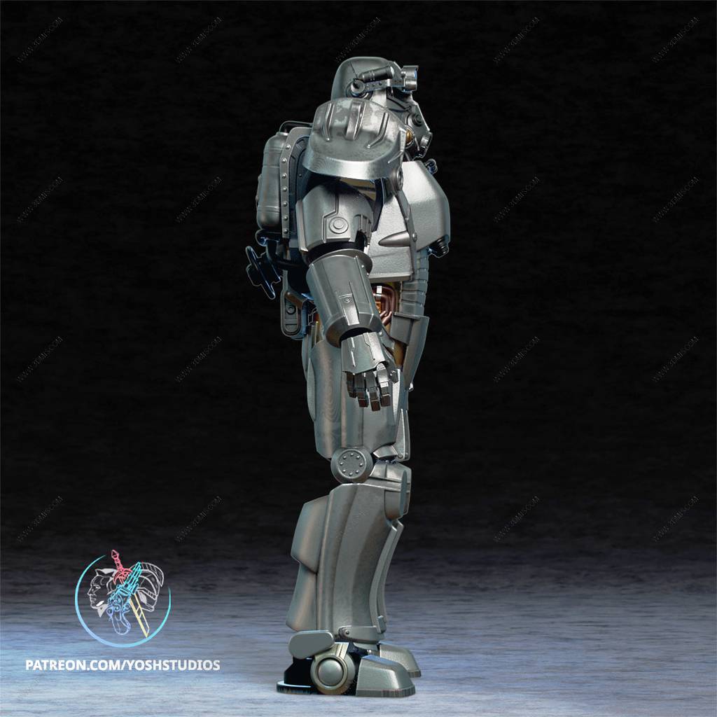 P站图纸印象馆 Yosh 辐射 T-45动力装甲 Yosh 辐射 T-45动力装甲