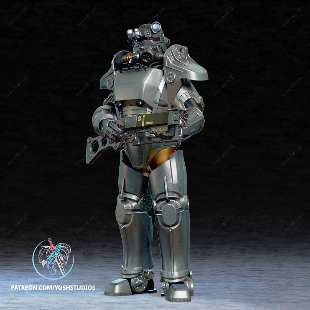 P站图纸印象馆 Yosh 辐射 T-45动力装甲 Yosh 辐射 T-45动力装甲