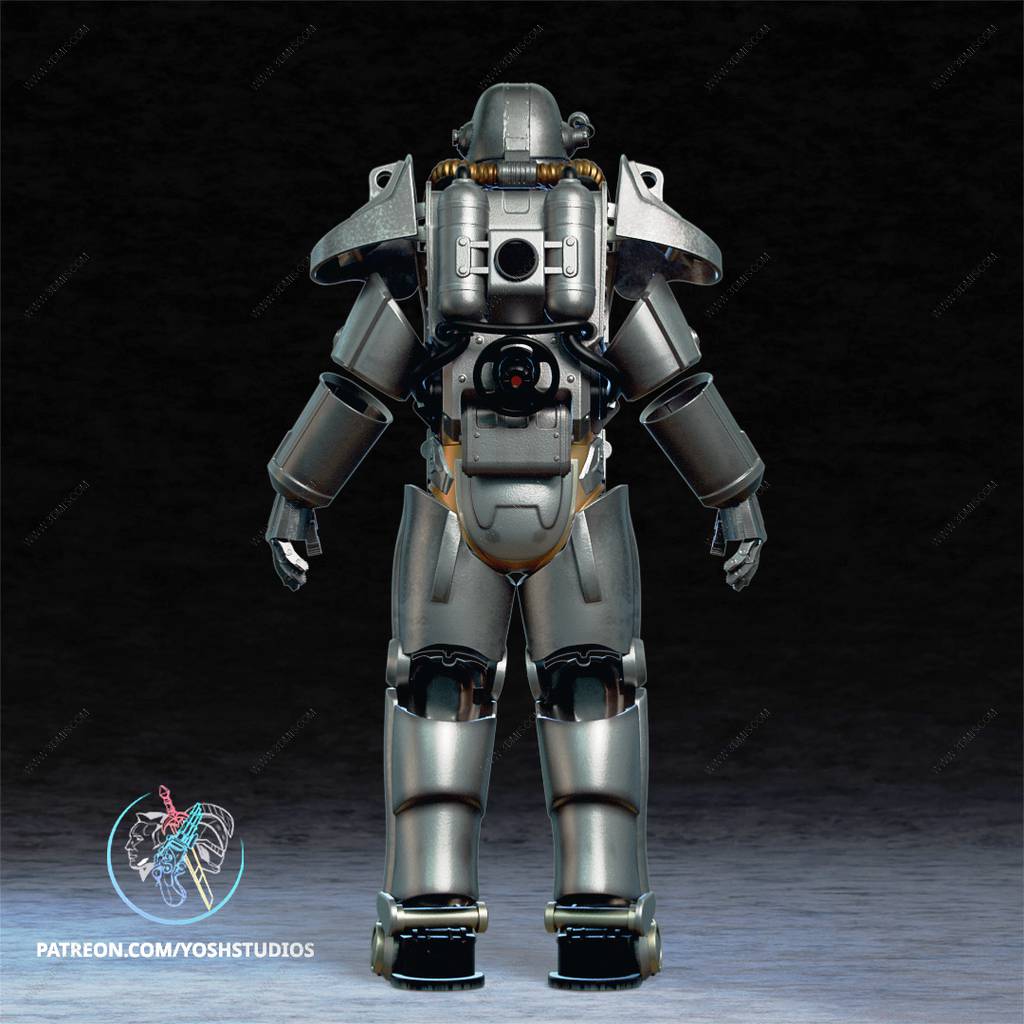 P站图纸印象馆 Yosh 辐射 T-45动力装甲 Yosh 辐射 T-45动力装甲