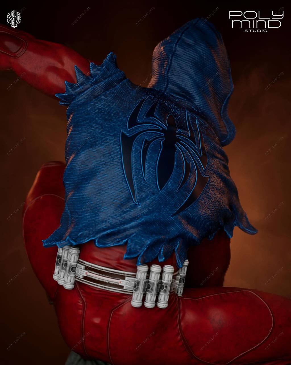 P站图纸印象馆 PolyMind 漫威 猩红蜘蛛 PolyMind 漫威 猩红蜘蛛