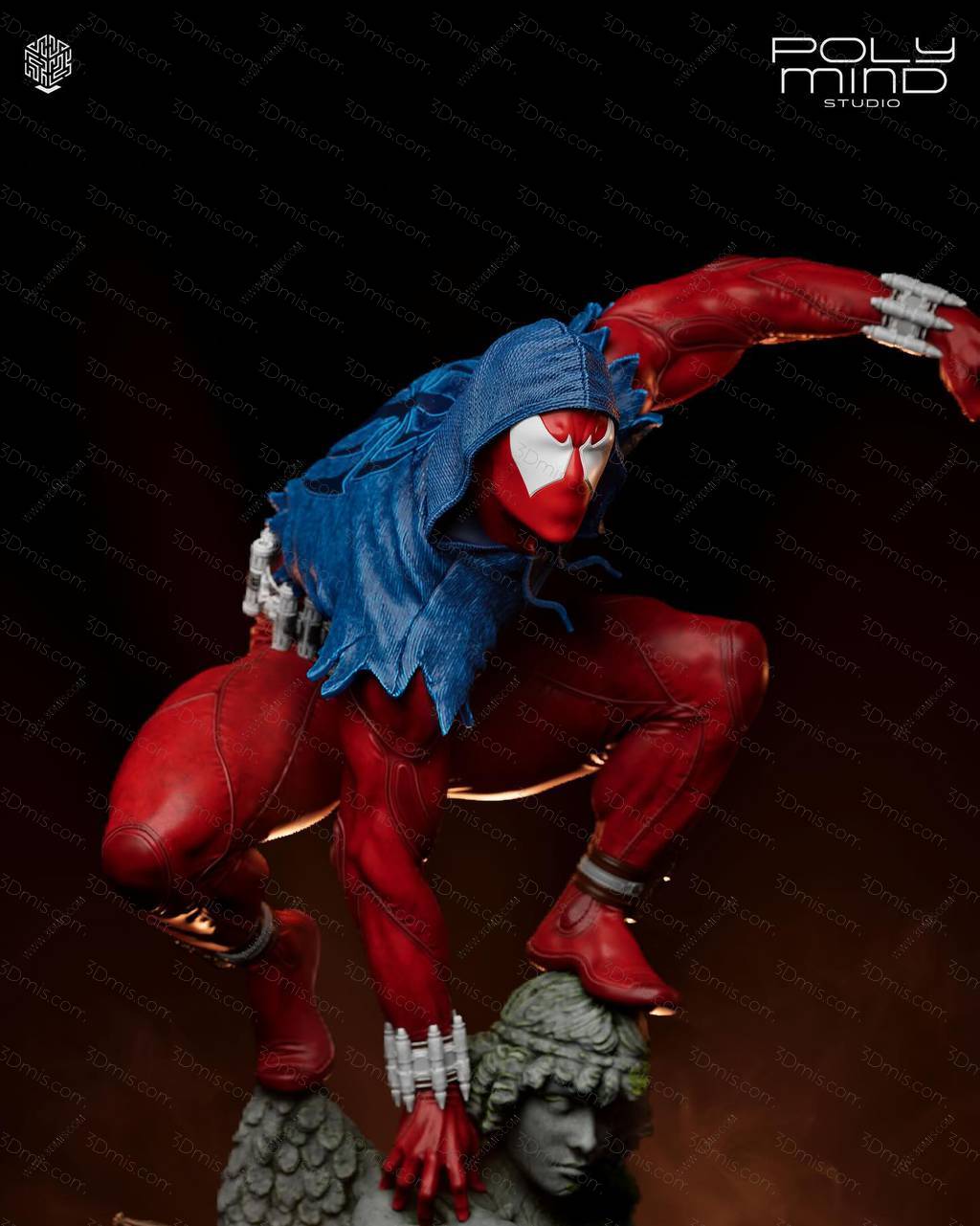 P站图纸印象馆 PolyMind 漫威 猩红蜘蛛 PolyMind 漫威 猩红蜘蛛