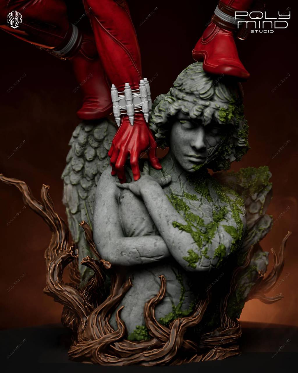 P站图纸印象馆 PolyMind 漫威 猩红蜘蛛 PolyMind 漫威 猩红蜘蛛