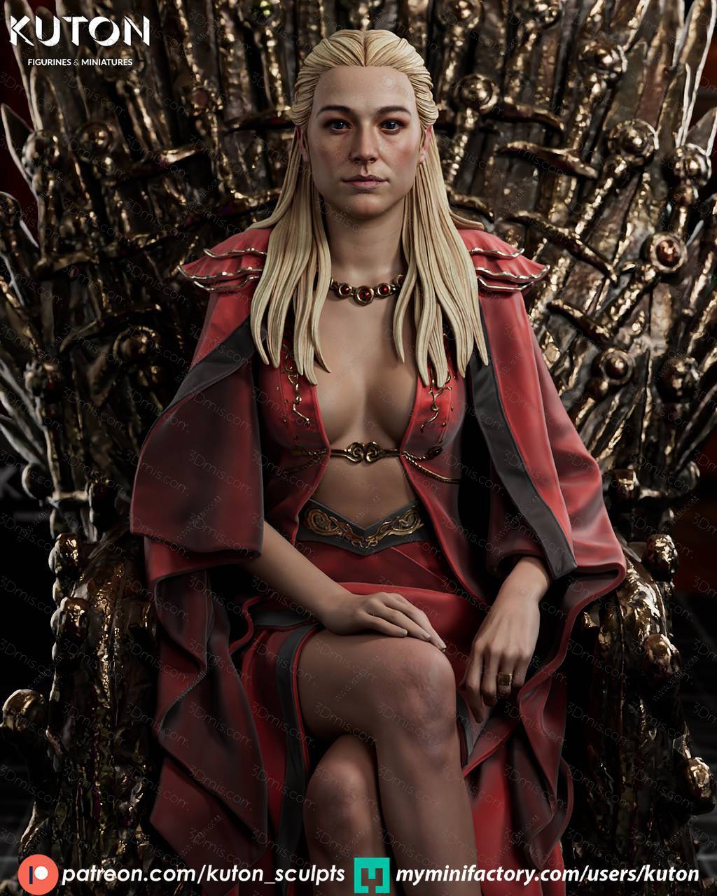 P站图纸印象馆 KUTON 冰与火之歌 雷妮拉·坦格利安 KUTON 冰与火之歌 雷妮拉·坦格利安