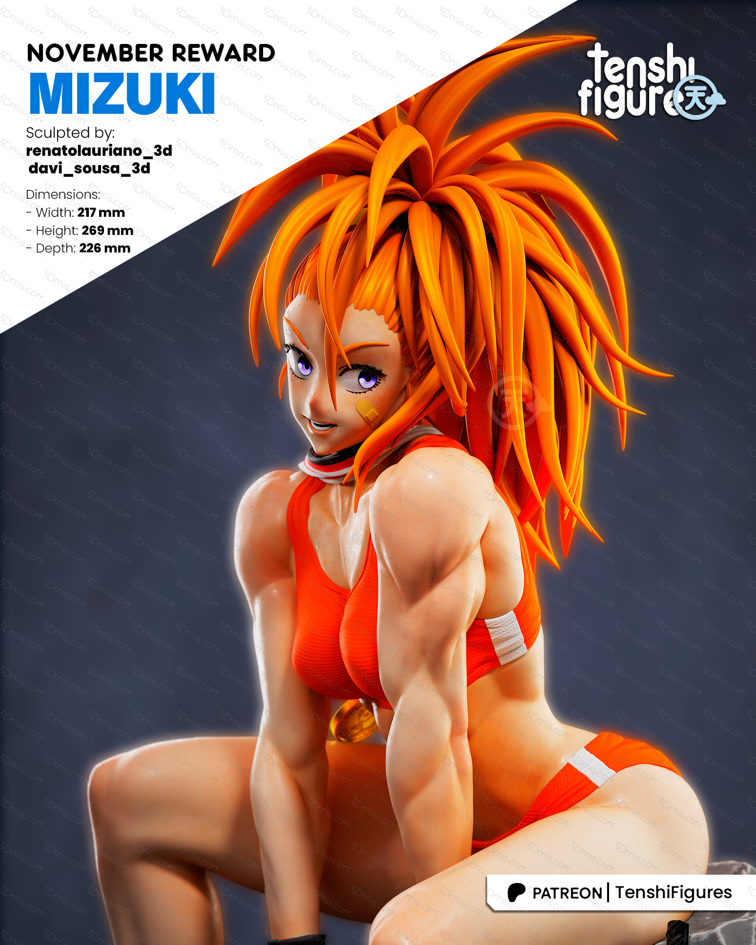 P站图纸印象馆 Tenshi Figures 一拳超人 队长水木 Tenshi Figures 一拳超人 队长水木