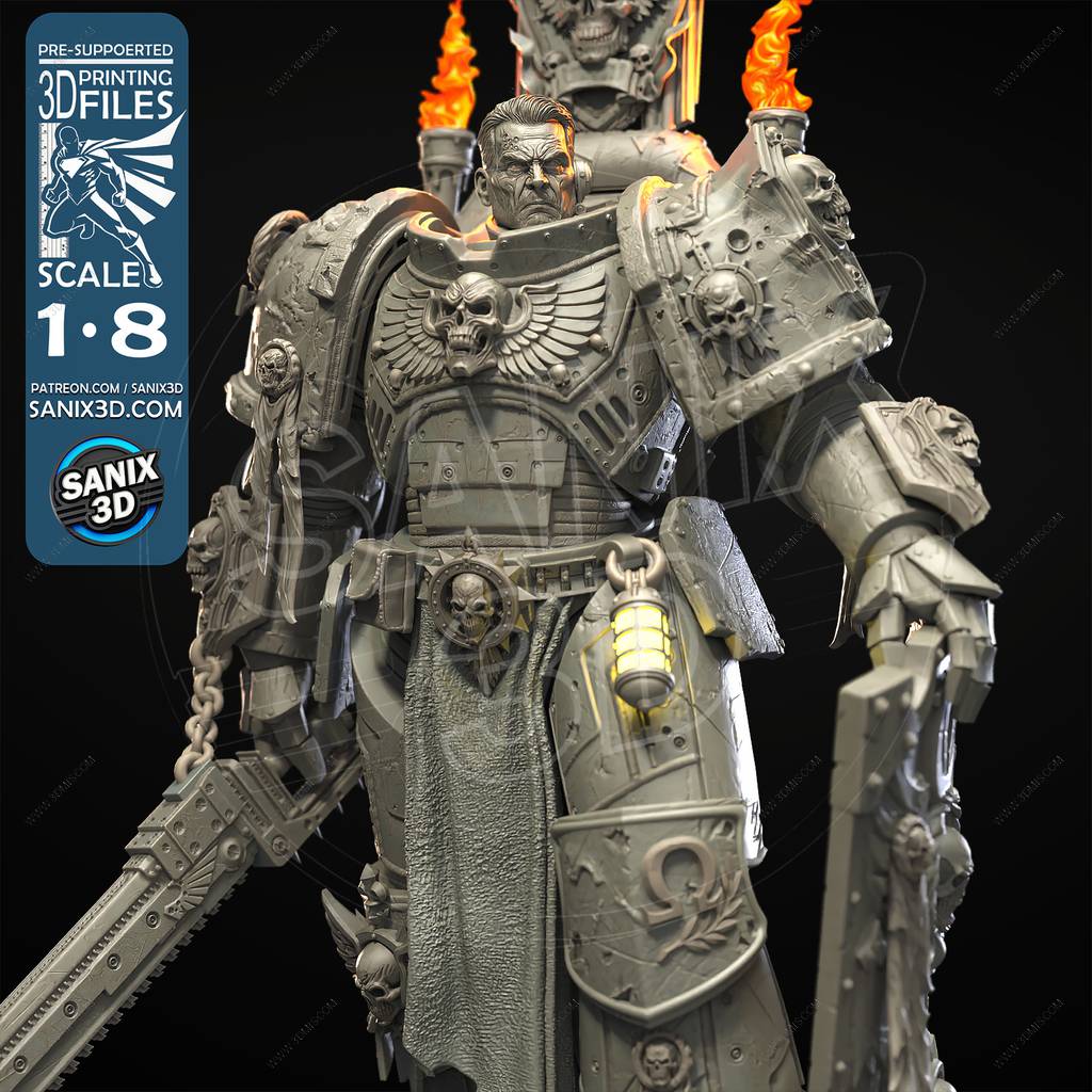 P站图纸印象馆 Sanix3d 战锤40K 泰图斯 Sanix3d 战锤40K 泰图斯