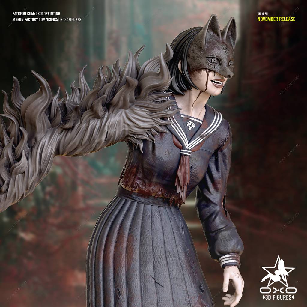 P站图纸印象馆 OXO3D 寂静岭 深水雏子 OXO3D 寂静岭 深水雏子