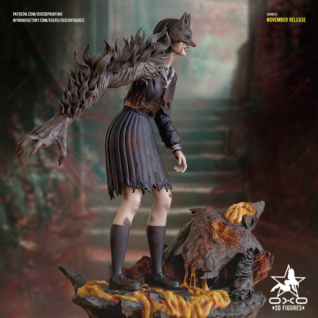 P站图纸印象馆 OXO3D 寂静岭 深水雏子 OXO3D 寂静岭 深水雏子