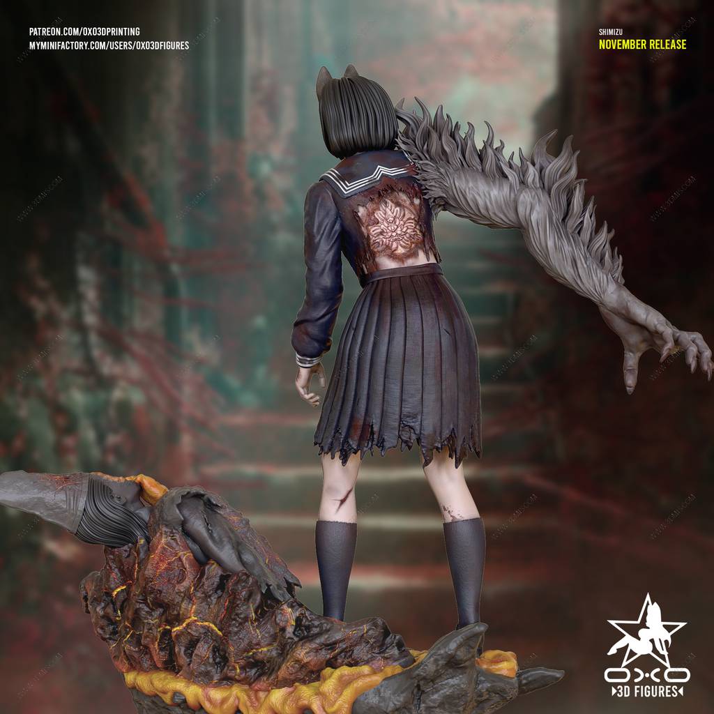 P站图纸印象馆 OXO3D 寂静岭 深水雏子 OXO3D 寂静岭 深水雏子