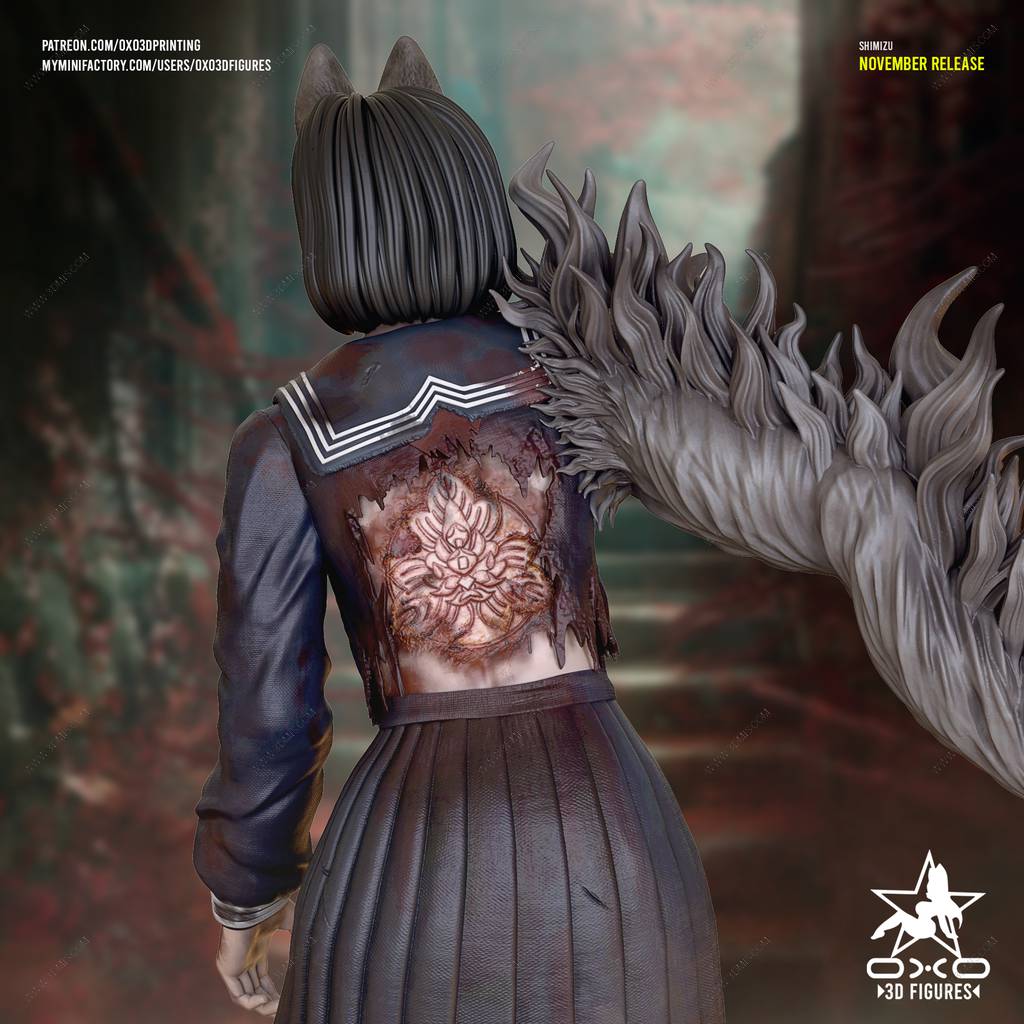 P站图纸印象馆 OXO3D 寂静岭 深水雏子 OXO3D 寂静岭 深水雏子