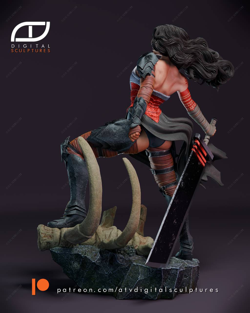 P站图纸印象馆 ATV DC漫画 神奇女侠 ATV DC漫画 神奇女侠