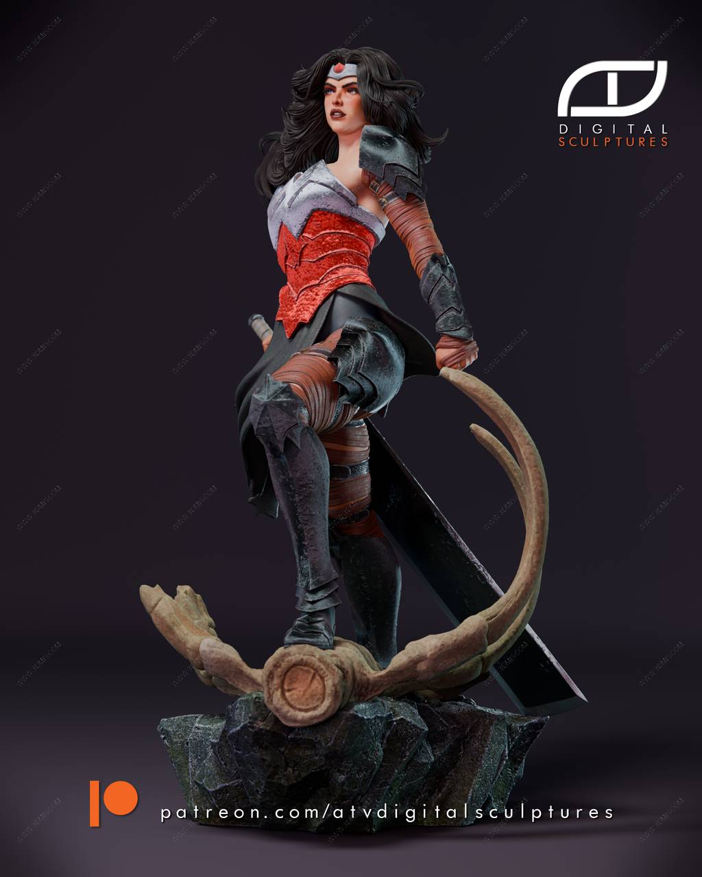 P站图纸印象馆 ATV DC漫画 神奇女侠 ATV DC漫画 神奇女侠